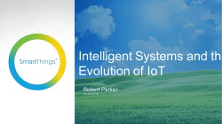 Intelligent Systems and the Evolution of IoT