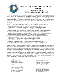 2015-12-27 LEARNING TO ACCEPT AND VALUE EACH STAGE OF