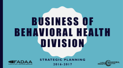 2016 Business Division Presentation