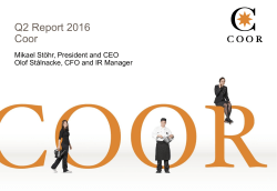 Q2 Report 2016 Coor