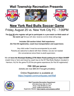 New York Red Bulls Soccer Game