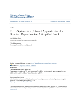Fuzzy Systems Are Universal Approximators for Random
