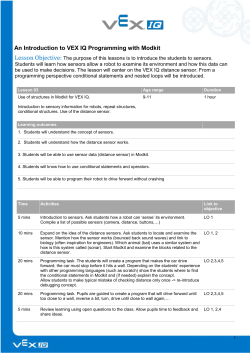 An Introduction to VEX IQ Programming with Modkit
