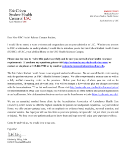2017 New Student Health Clearance Packet Version B