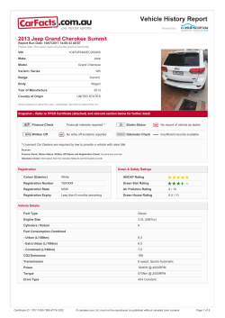 2013 Jeep Grand Cherokee Summit