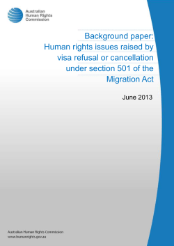 docx of "Background paper: Human rights issues raised