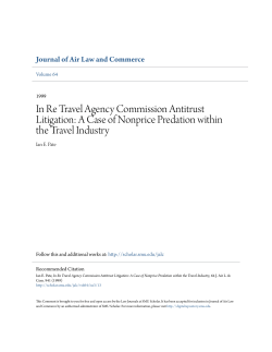 In Re Travel Agency Commission Antitrust Litigation