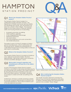 Q1 Q2 Q3 Q4 - Hampton Station Precinct