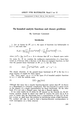 On bounded analytic functions and closure problems