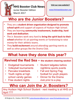 File - Hudson Hawks Booster Club