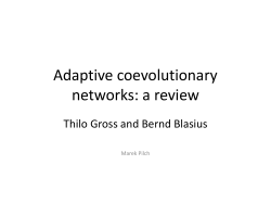 Adaptive coevolutionary networks: a review
