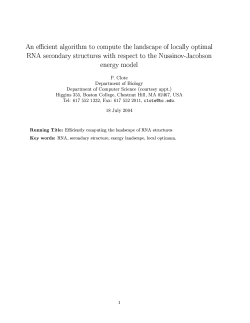 An efficient algorithm to compute the landscape of locally optimal