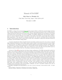 Manual of PreVABS