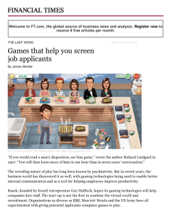 Games that help you screen job applicants