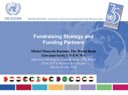 Fundraising: Open Issues