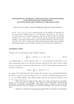 exponential stability, exponential expansiveness, and exponential