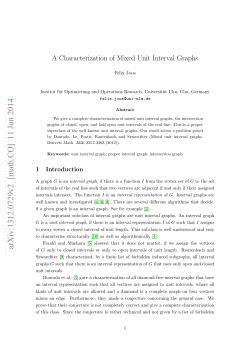 A Characterization of Mixed Unit Interval Graphs