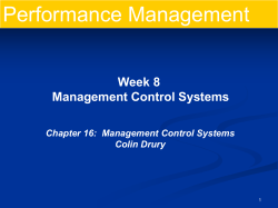 Management Control Systems Colin Drury