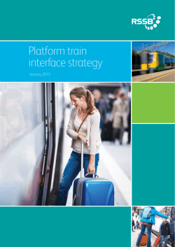 Platform train interface strategy