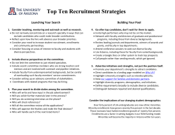 Top Ten Recruitment Strategies