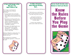 Know the Rules Before You Play the Game