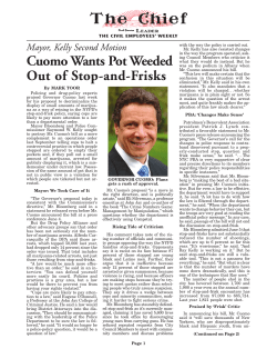 Cuomo Wants Pot Weeded Out of Stop-and-Frisks