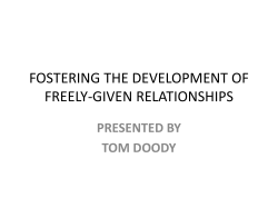 fostering the development of freely
