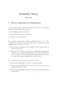 Probability Theory