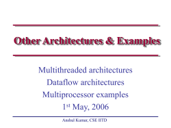 Multithreaded architecture