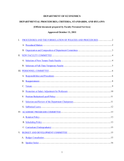 department of economics - Central Michigan University