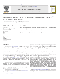Measuring the benefits of foreign product variety with an accurate
