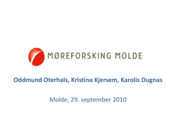 Møreforsking Molde AS - Molde University College