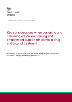 PDF (Key considerations when designing and delivering education