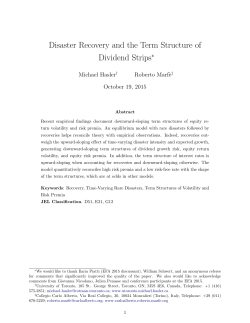 Disaster Recovery and the Term Structure of Dividend Strips