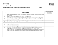 Handout for students- week 5