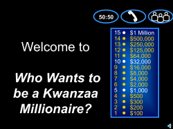 50:50 - kwanzaa coloring Book