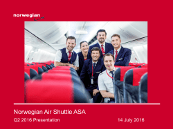 Norwegian Air Shuttle ASA