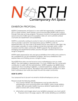 Proposal Information and Application here.