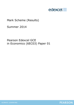 Mark Scheme - Revision World