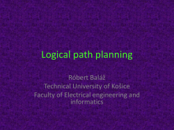 Logical path planning