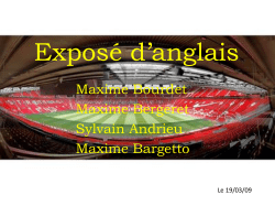Old Trafford - STAPS Toile libre