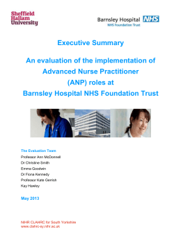 Executive Summary - Health Education England
