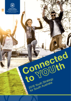 2016 Youth Strategy for South Australia