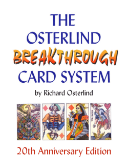 The Osterlind Breakthrough Card System - 20th Anniversary