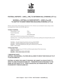 hoac13_participant_pkt.indd - NE Texas