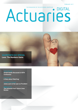 Actuaries Magazine February 2017