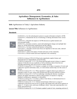 Student Learning Objectives