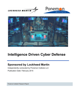 Lockheed Report Intelligence Driven Cyber Defense FINAL8