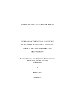 Thesis Manuscript - California State University, Northridge