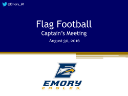 Captain`s Meeting PowerPoint